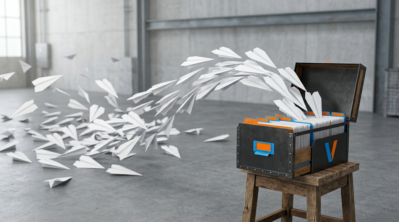 Abstract visualization of disorganized chaos